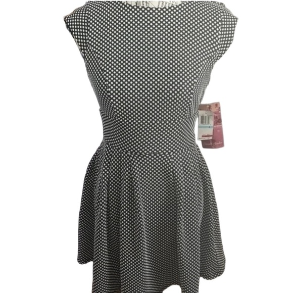 EMERALD Sundae Fit and Flare Dress. Size 5 (Jrs) Black and White - NWT - Picture 2 of 11
